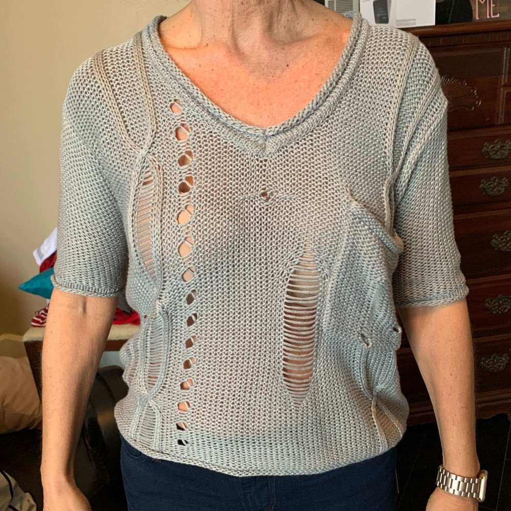 Impeccable Pig gray sweater.